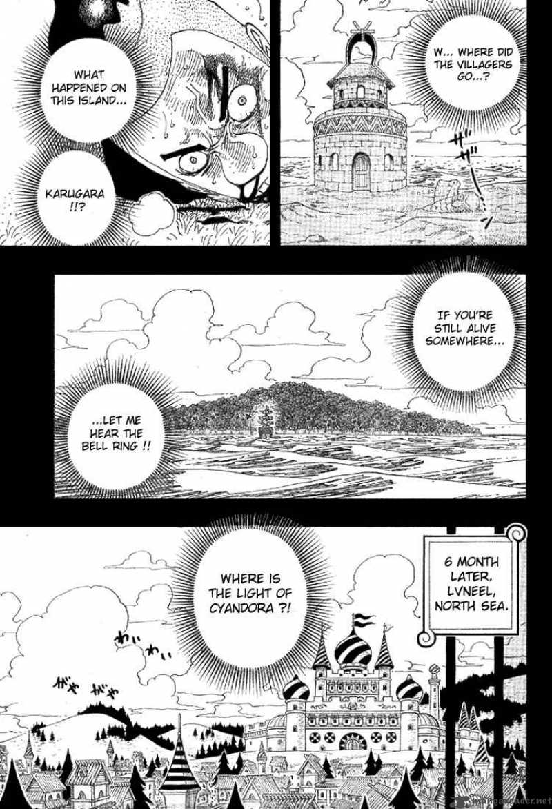 One Piece Chapter 292 page 7 - Chapter 292: To Meet, like the Half-Moon Hidden by Clouds