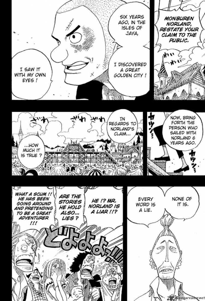 One Piece Chapter 292 page 8 - Chapter 292: To Meet, like the Half-Moon Hidden by Clouds