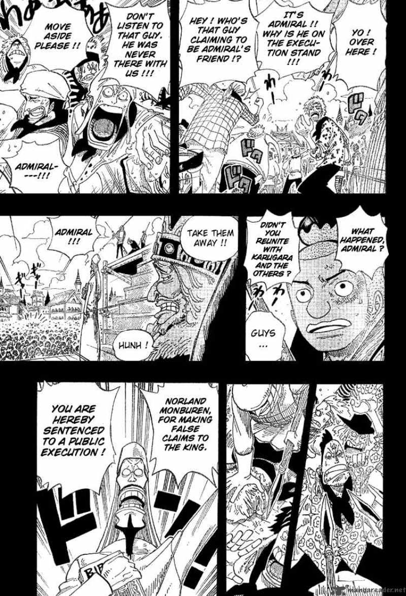 One Piece Chapter 292 page 9 - Chapter 292: To Meet, like the Half-Moon Hidden by Clouds