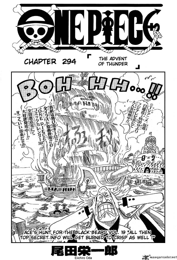 One Piece Chapter 294 page 1 - Chapter 294: Raigo
