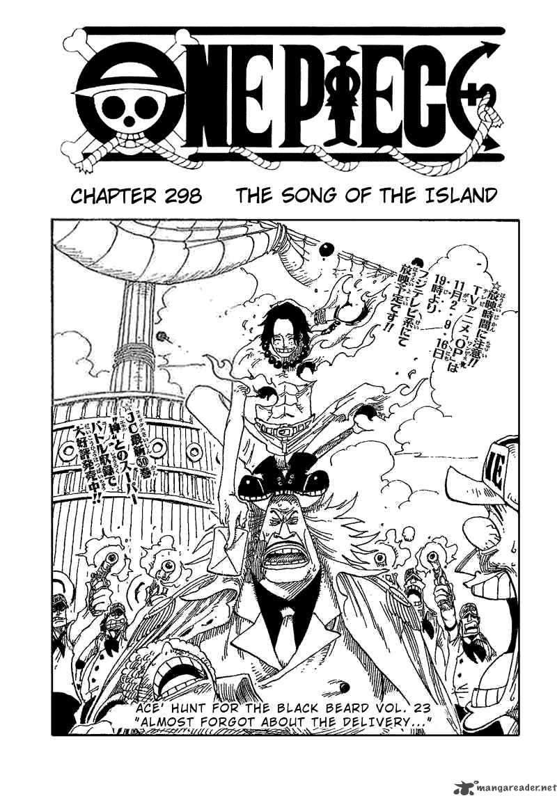 One Piece Chapter 298 page 1 - Chapter 298: Love Song