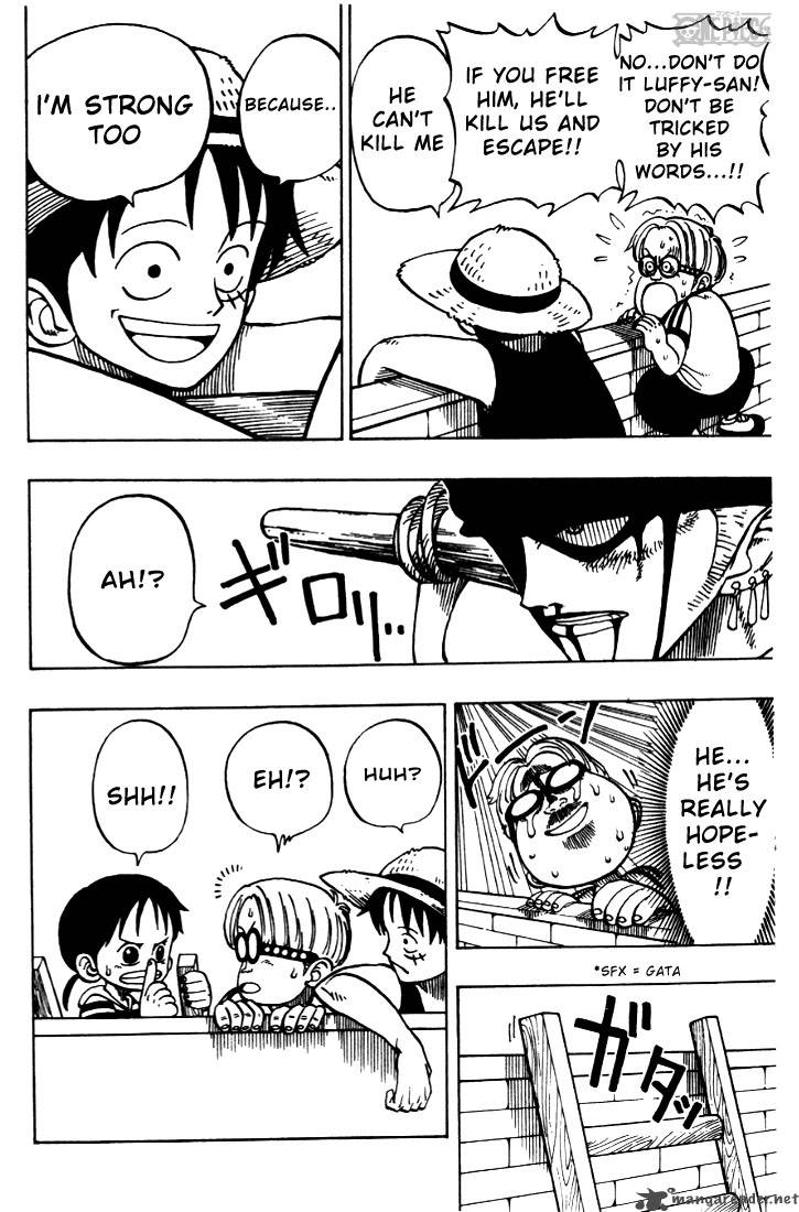 One Piece Chapter 3 page 10 - Chapter 3: Introducing Pirate Hunter Zoro