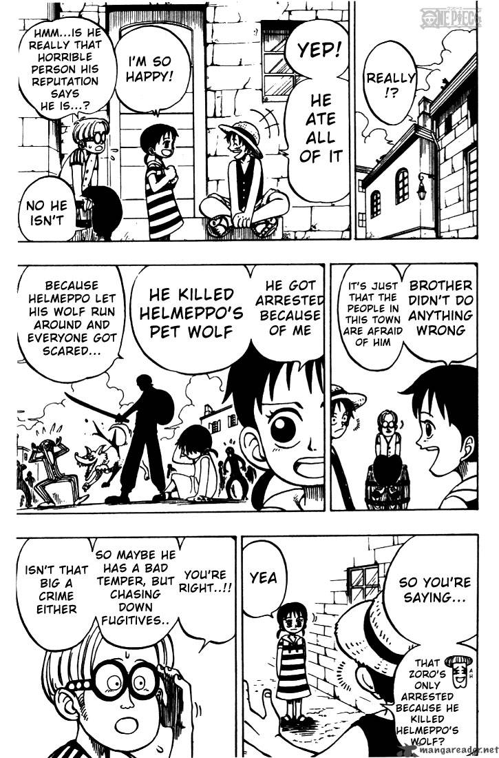 One Piece Chapter 3 page 19 - Chapter 3: Introducing Pirate Hunter Zoro