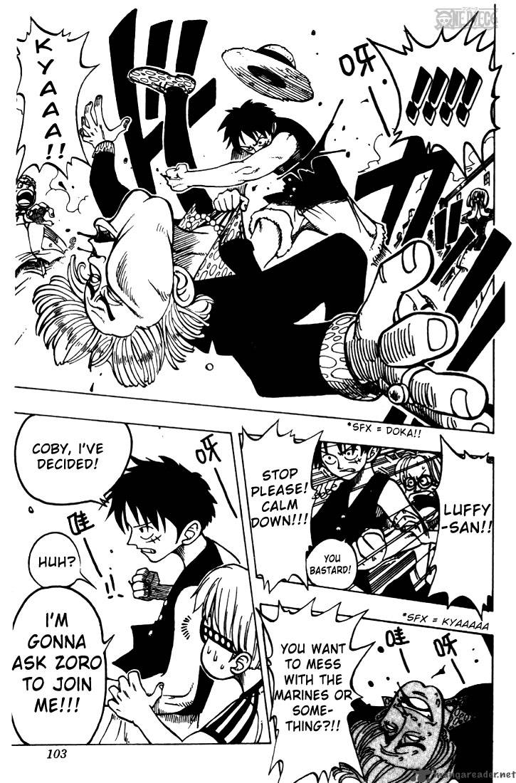 One Piece Chapter 3 page 21 - Chapter 3: Introducing Pirate Hunter Zoro