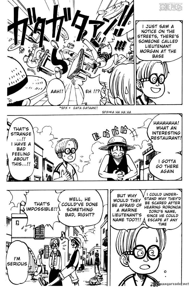 One Piece Chapter 3 page 5 - Chapter 3: Introducing Pirate Hunter Zoro
