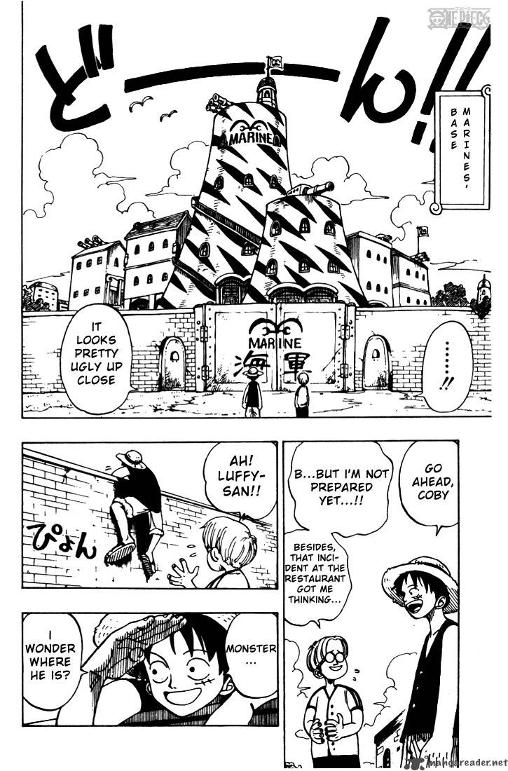 One Piece Chapter 3 page 6 - Chapter 3: Introducing Pirate Hunter Zoro