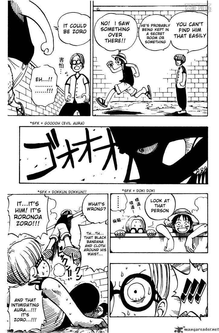 One Piece Chapter 3 page 7 - Chapter 3: Introducing Pirate Hunter Zoro