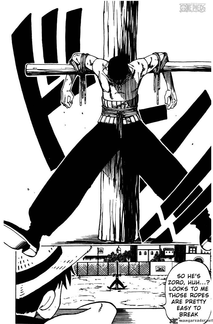 One Piece Chapter 3 page 8 - Chapter 3: Introducing Pirate Hunter Zoro
