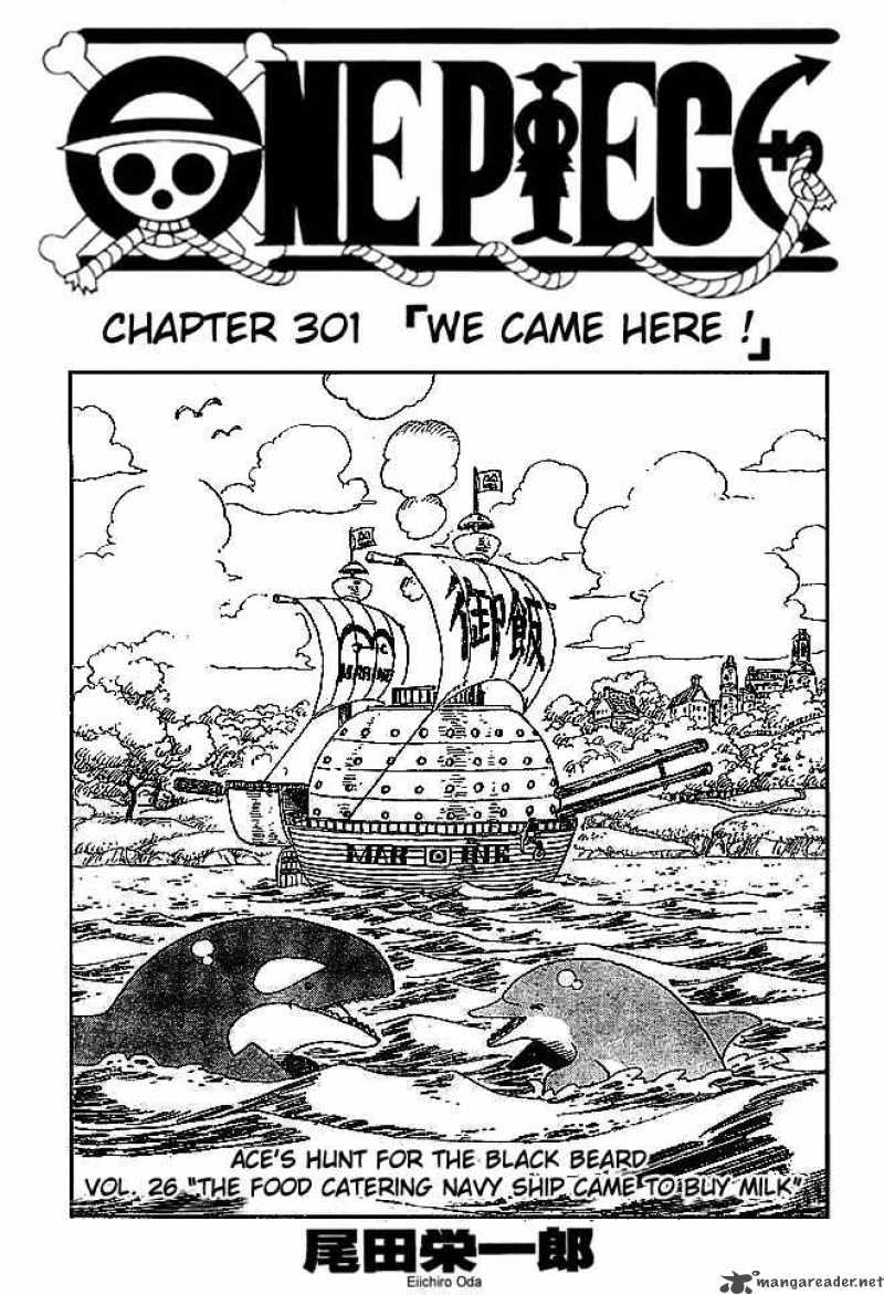 One Piece Chapter 301 page 1 - Chapter 301: I Was Here