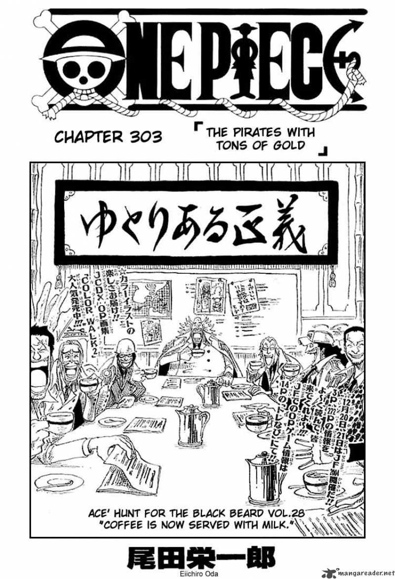 One Piece Chapter 303 page 1 - Chapter 303: Rich Pirates