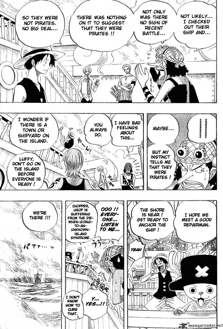 One Piece Chapter 304 page 10 - Chapter 304: Long Island Adventure