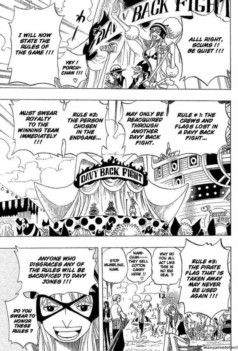 One Piece Chapter 306 page 13 - Chapter 306: Donut Race!!