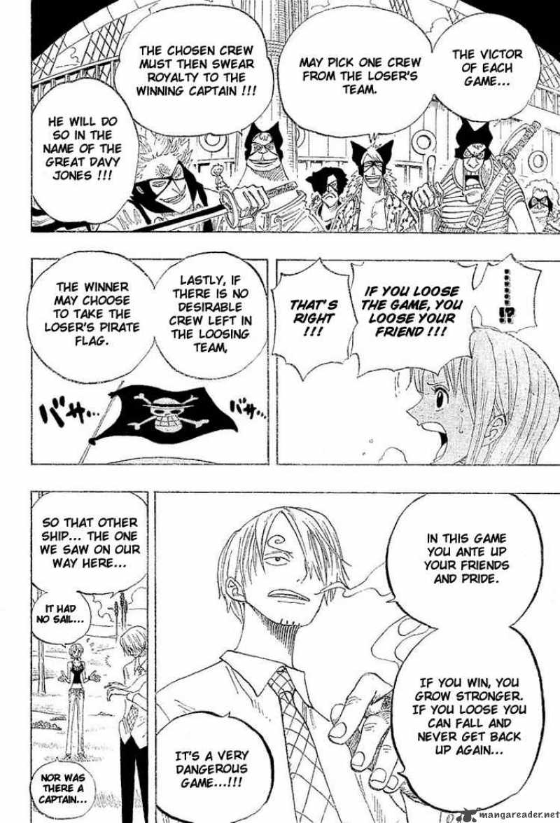 One Piece Chapter 306 page 6 - Chapter 306: Donut Race!!