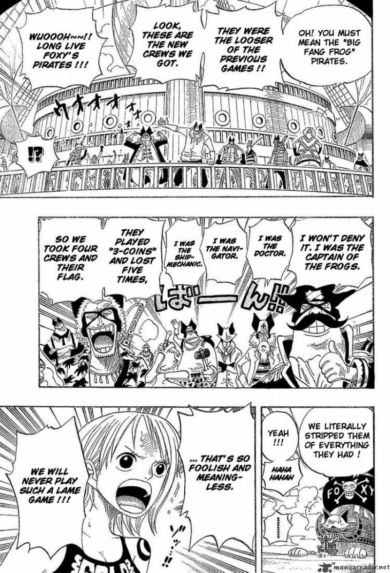 One Piece Chapter 306 page 7 - Chapter 306: Donut Race!!