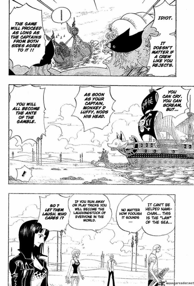 One Piece Chapter 306 page 8 - Chapter 306: Donut Race!!