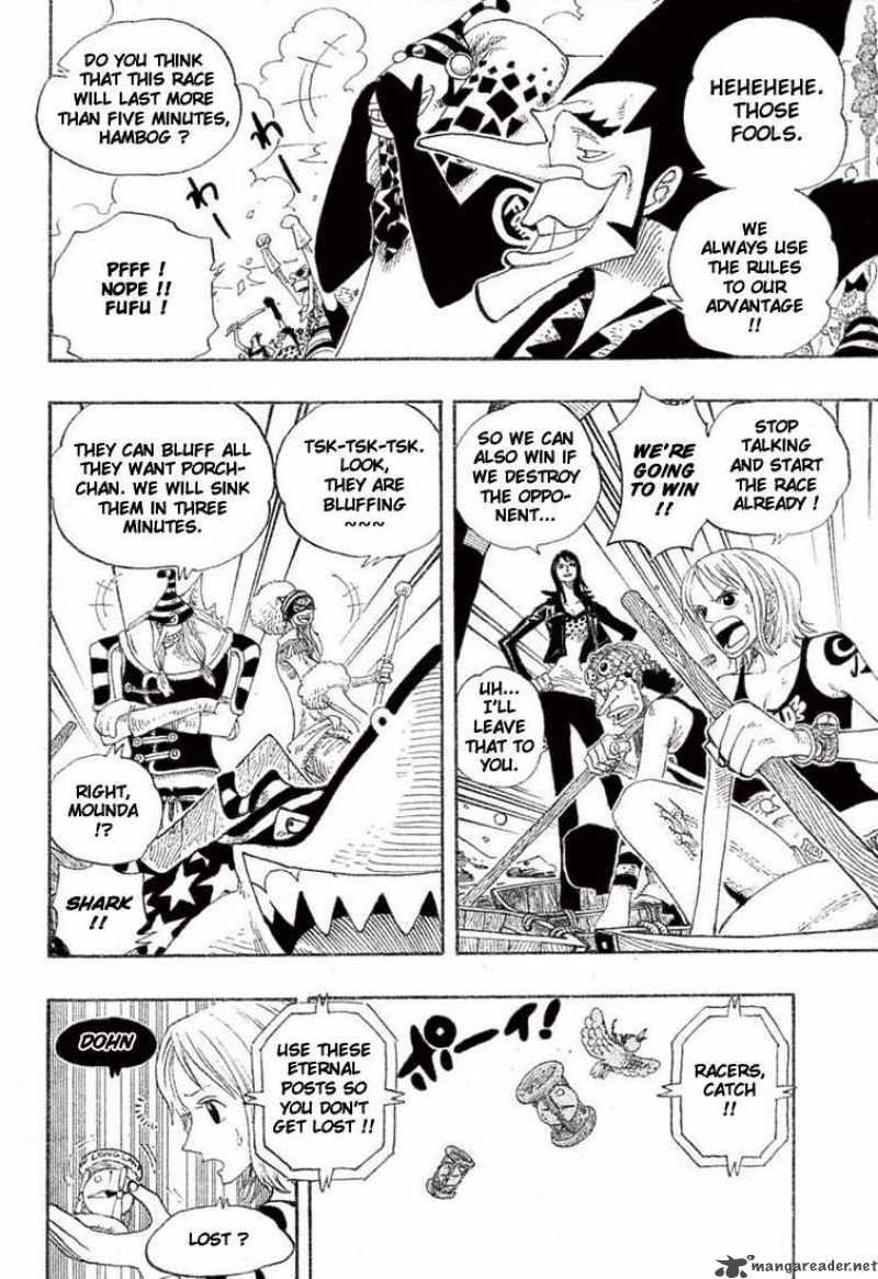 One Piece Chapter 307 page 4 - Chapter 307: Ready, Donuts!!