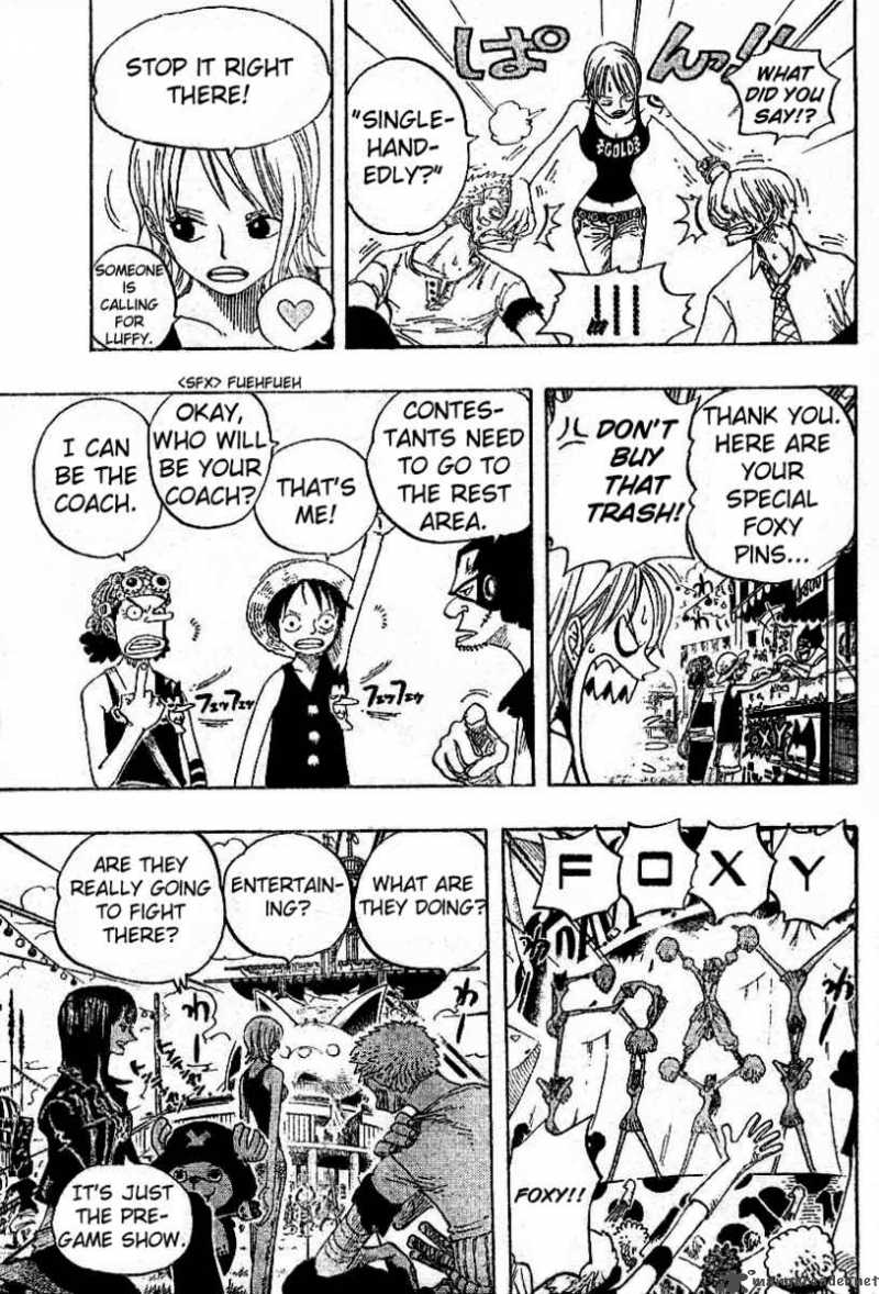 One Piece Chapter 313 page 15 - Chapter 313: MAIN EVENT