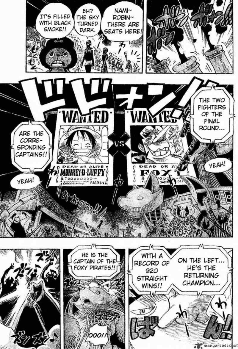 One Piece Chapter 313 page 17 - Chapter 313: MAIN EVENT