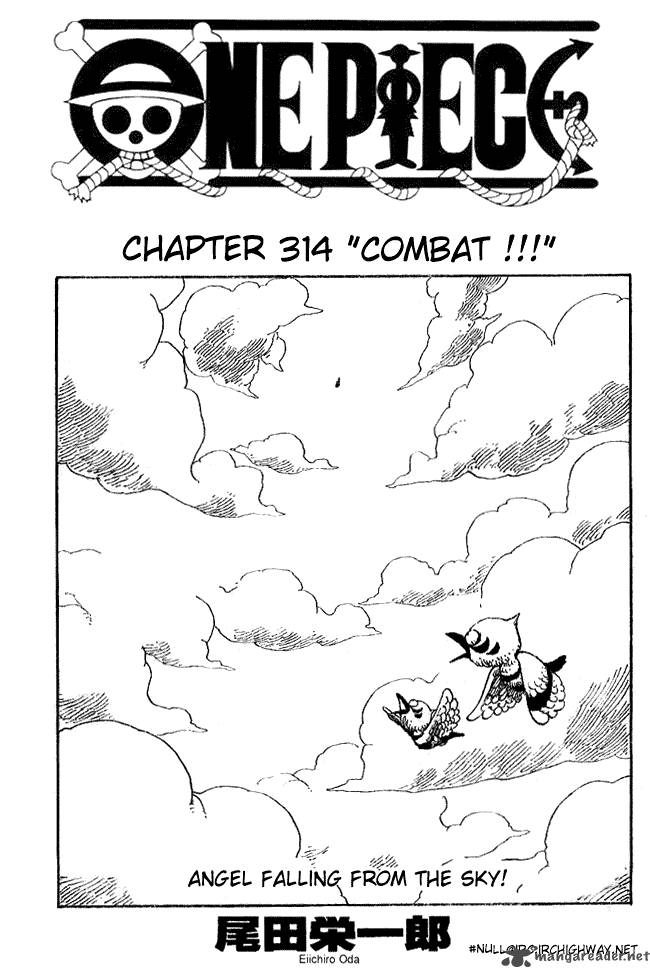 One Piece manga, chapter 314, page 2 of 23