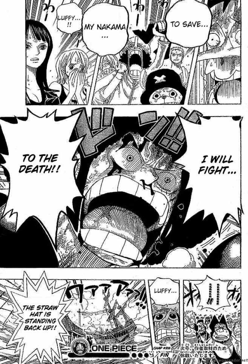 One Piece Chapter 316 page 19 - Chapter 316: Brother Soul