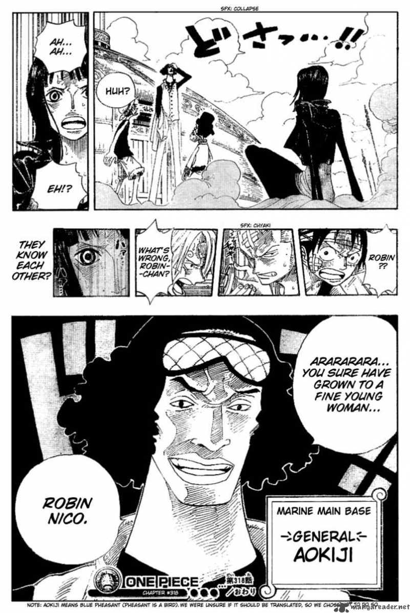 One Piece Chapter 318 page 19 - Chapter 318: Closure