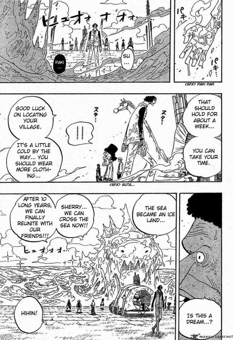 One Piece Chapter 319 page 14 - Chapter 319: Admiral Aokiji of the Marine Headquarters