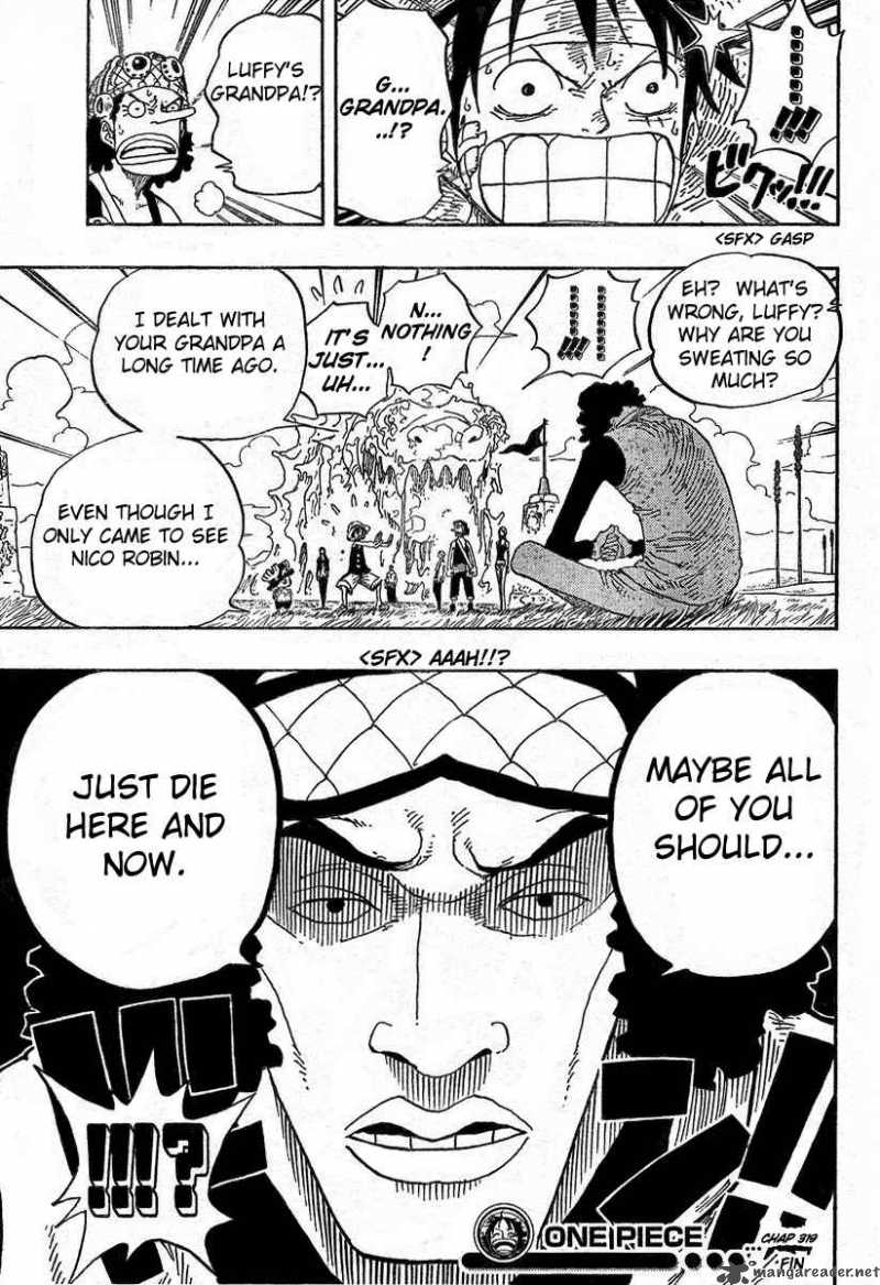 One Piece Chapter 319 page 18 - Chapter 319: Admiral Aokiji of the Marine Headquarters