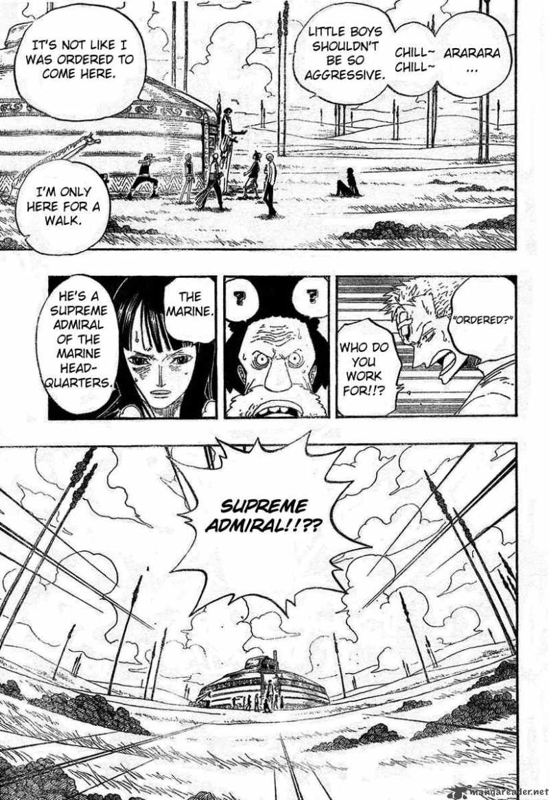 One Piece Chapter 319 page 3 - Chapter 319: Admiral Aokiji of the Marine Headquarters