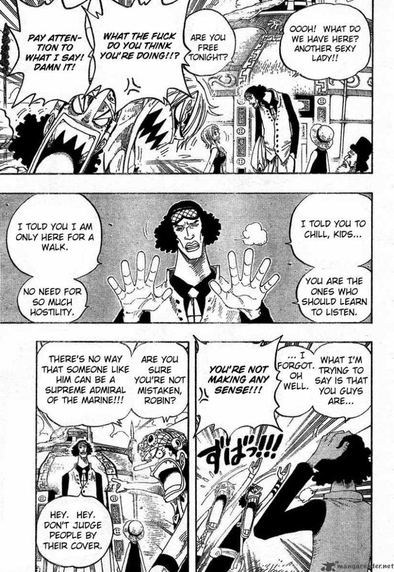 One Piece Chapter 319 page 5 - Chapter 319: Admiral Aokiji of the Marine Headquarters