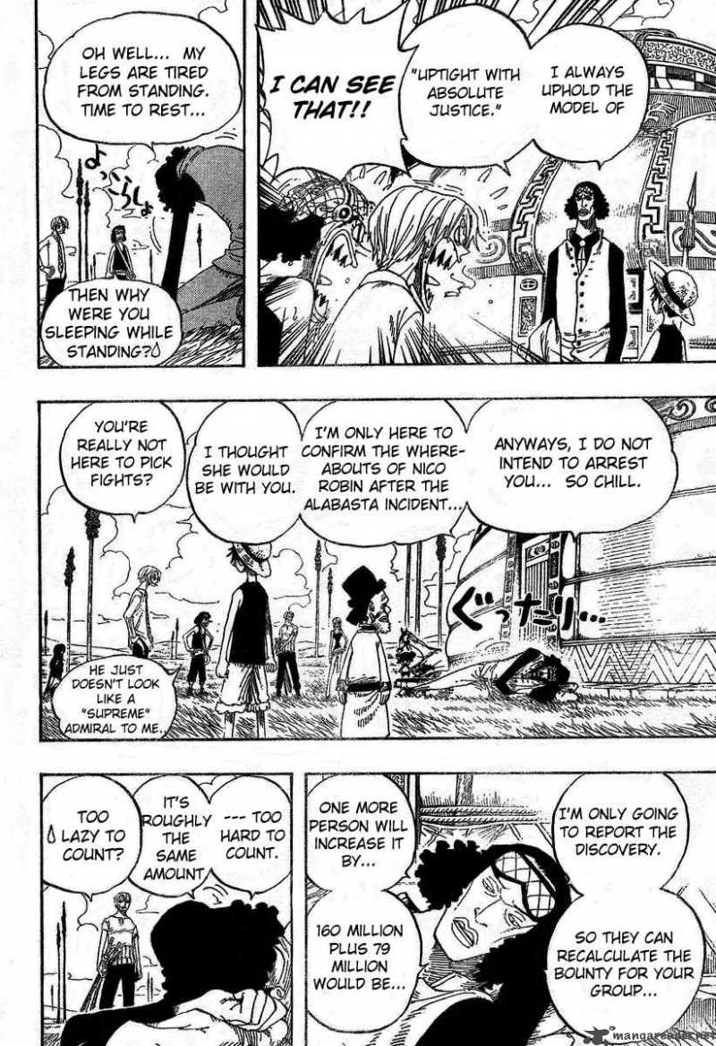 One Piece Chapter 319 page 6 - Chapter 319: Admiral Aokiji of the Marine Headquarters