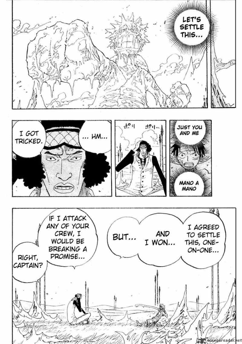 One Piece Chapter 321 page 11 - Chapter 321: One-on-One