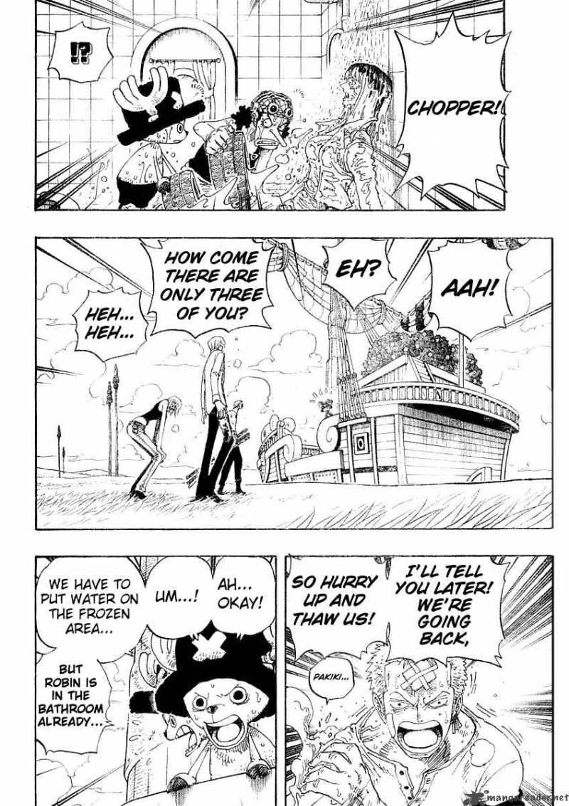 One Piece Chapter 321 page 4 - Chapter 321: One-on-One