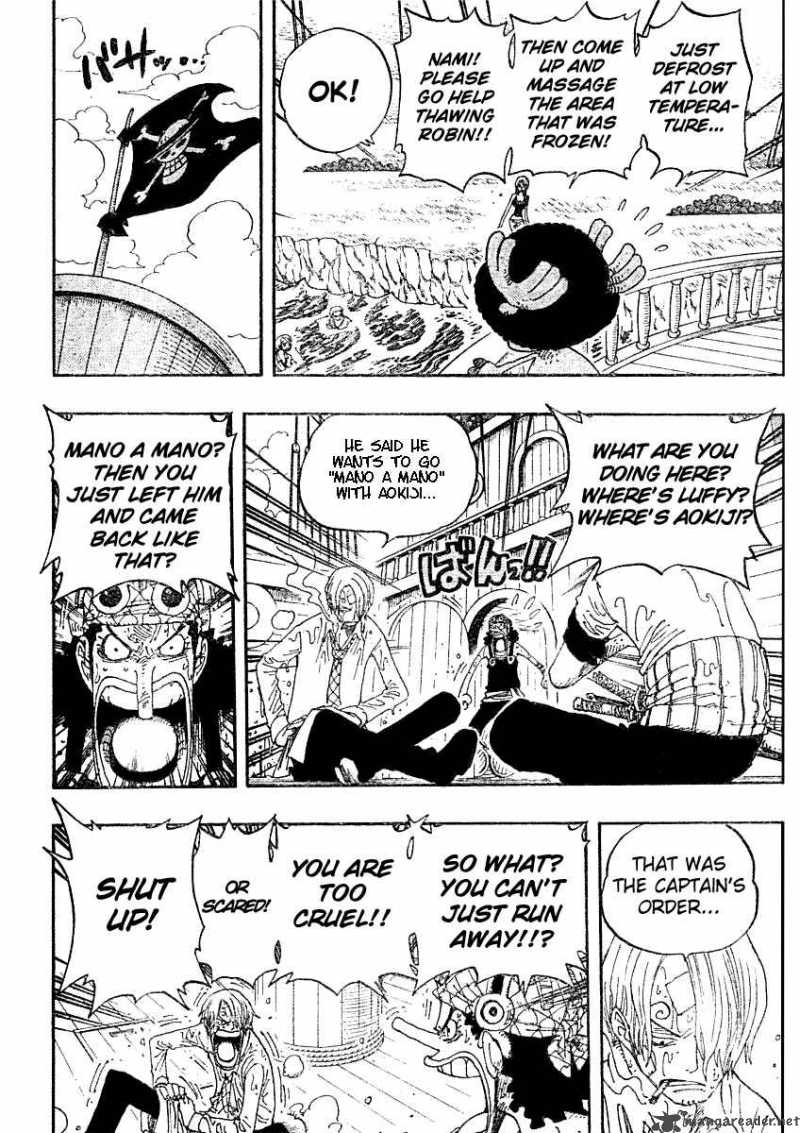 One Piece Chapter 321 page 6 - Chapter 321: One-on-One