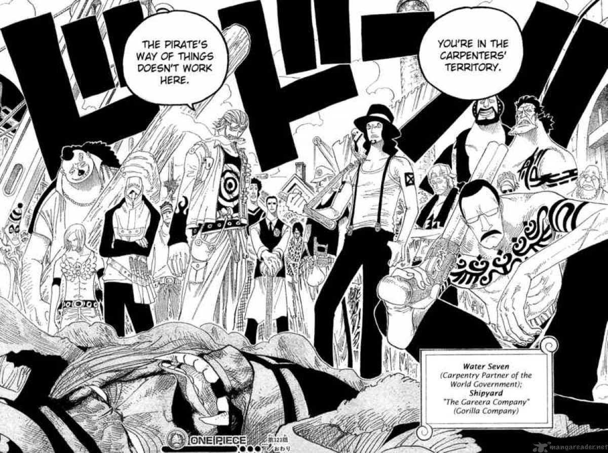 One Piece Chapter 323 page 17 - Chapter 323: The City of Water, Water 7