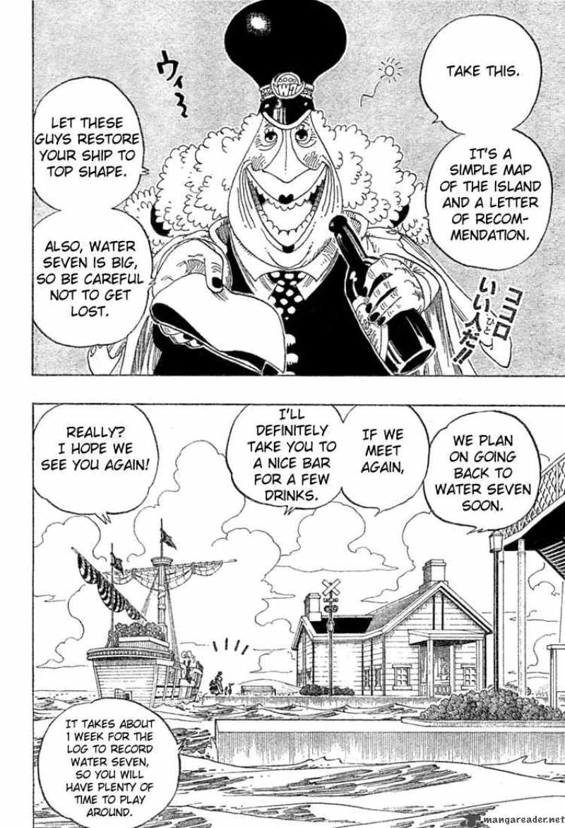 One Piece Chapter 323 page 2 - Chapter 323: The City of Water, Water 7