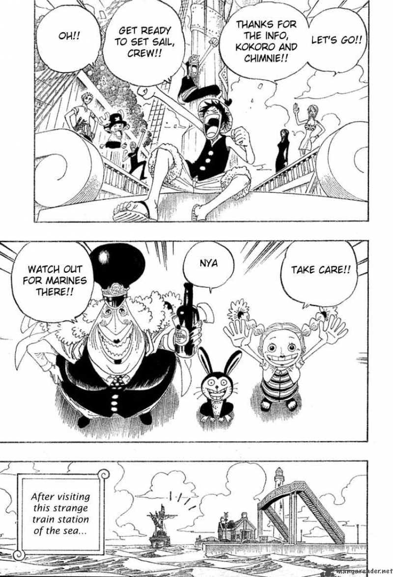 One Piece Chapter 323 page 3 - Chapter 323: The City of Water, Water 7