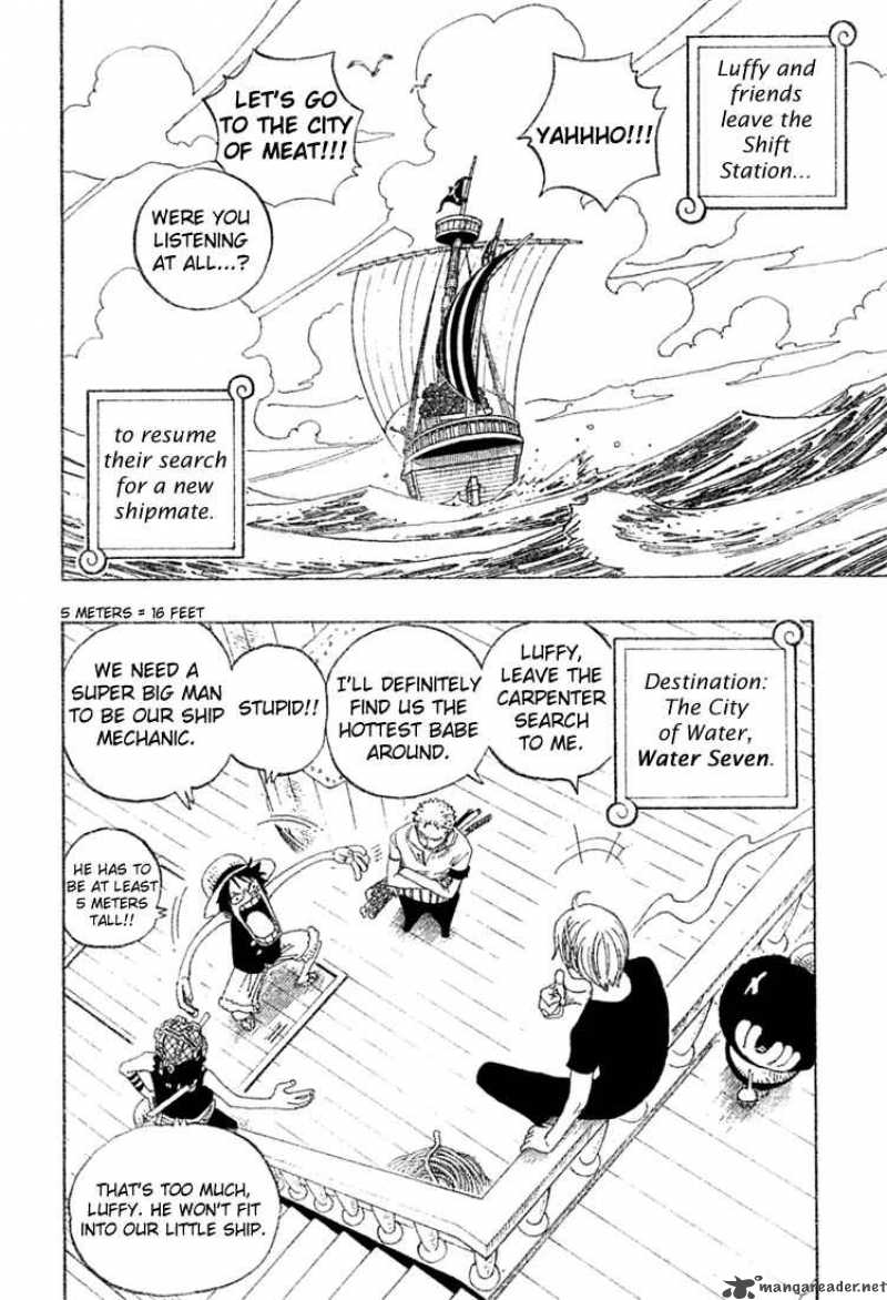 One Piece Chapter 323 page 4 - Chapter 323: The City of Water, Water 7
