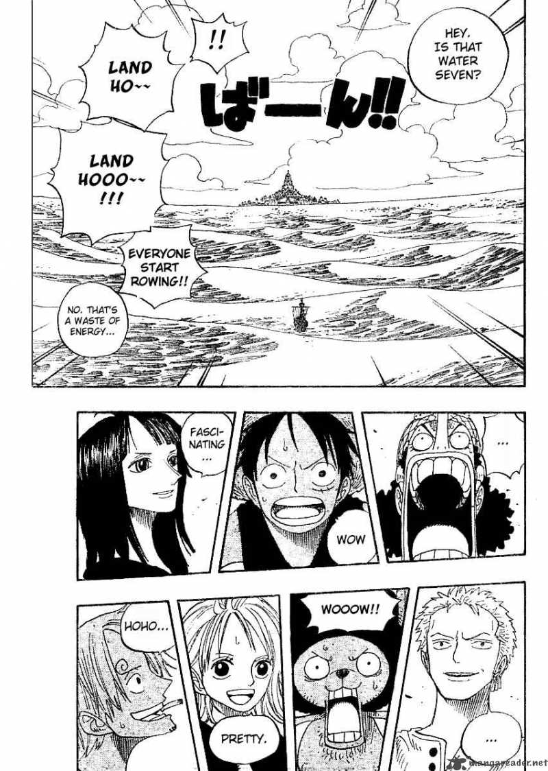 One Piece Chapter 323 page 7 - Chapter 323: The City of Water, Water 7