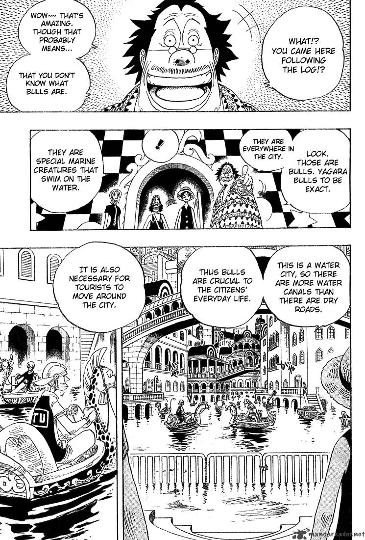 One Piece Chapter 324 page 5 - Chapter 324: Adventure in the City on the Water
