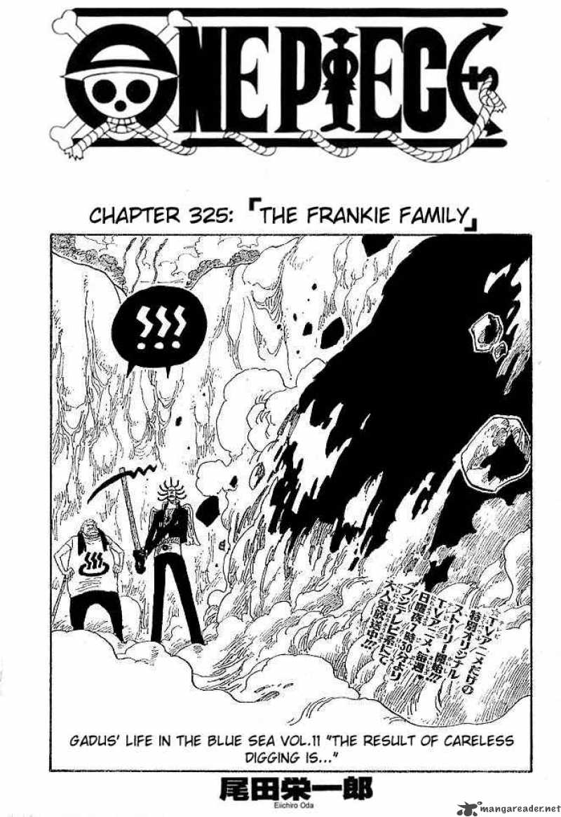 One Piece Chapter 325 page 1 - Chapter 325: The Franky Family