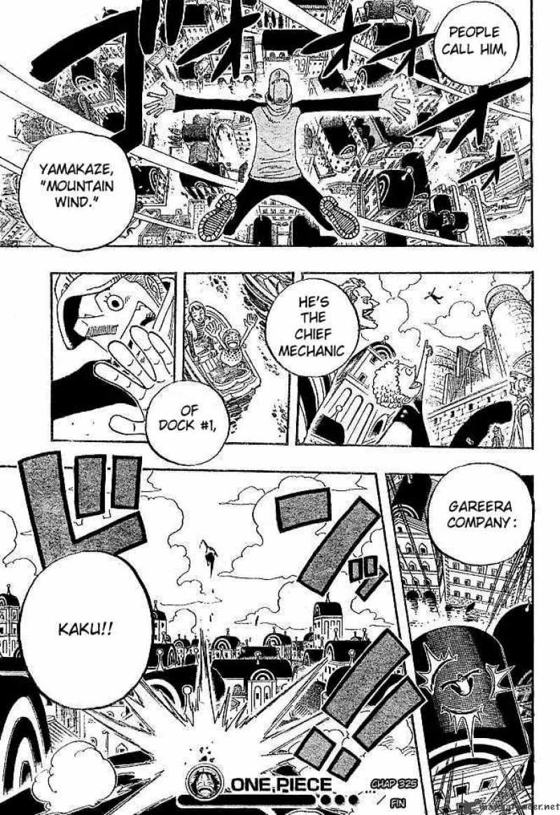 One Piece Chapter 325 page 19 - Chapter 325: The Franky Family