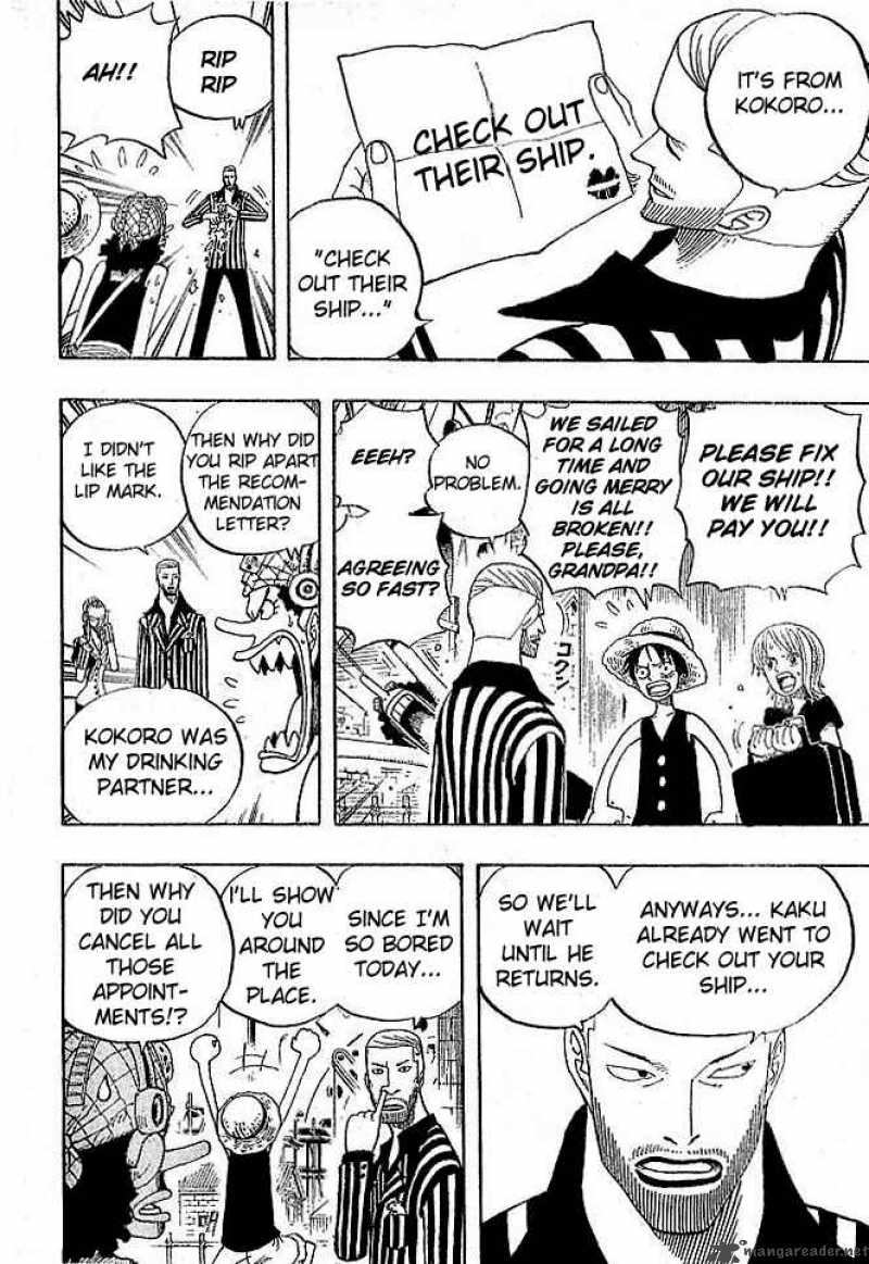 One Piece Chapter 326 page 12 - Chapter 326: Iceburg-san