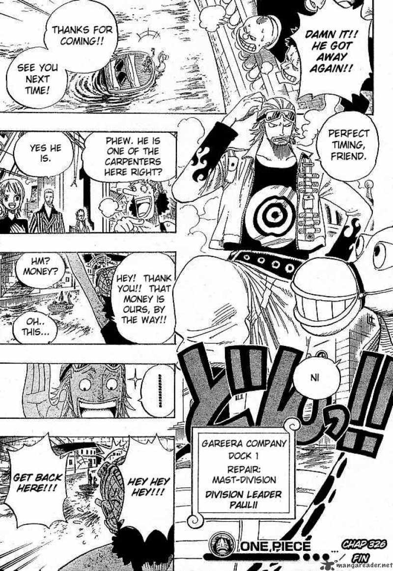 One Piece Chapter 326 page 17 - Chapter 326: Iceburg-san