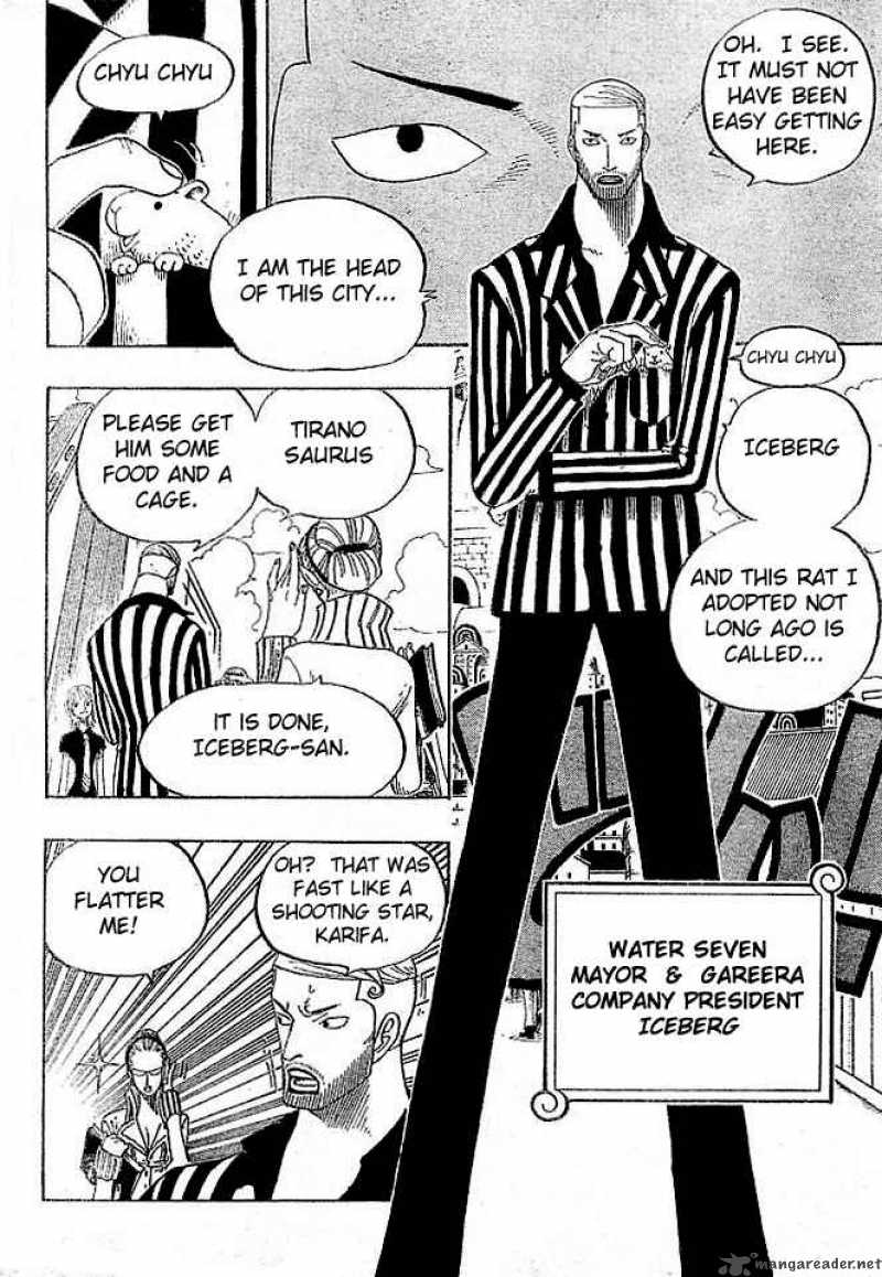 One Piece Chapter 326 page 8 - Chapter 326: Iceburg-san