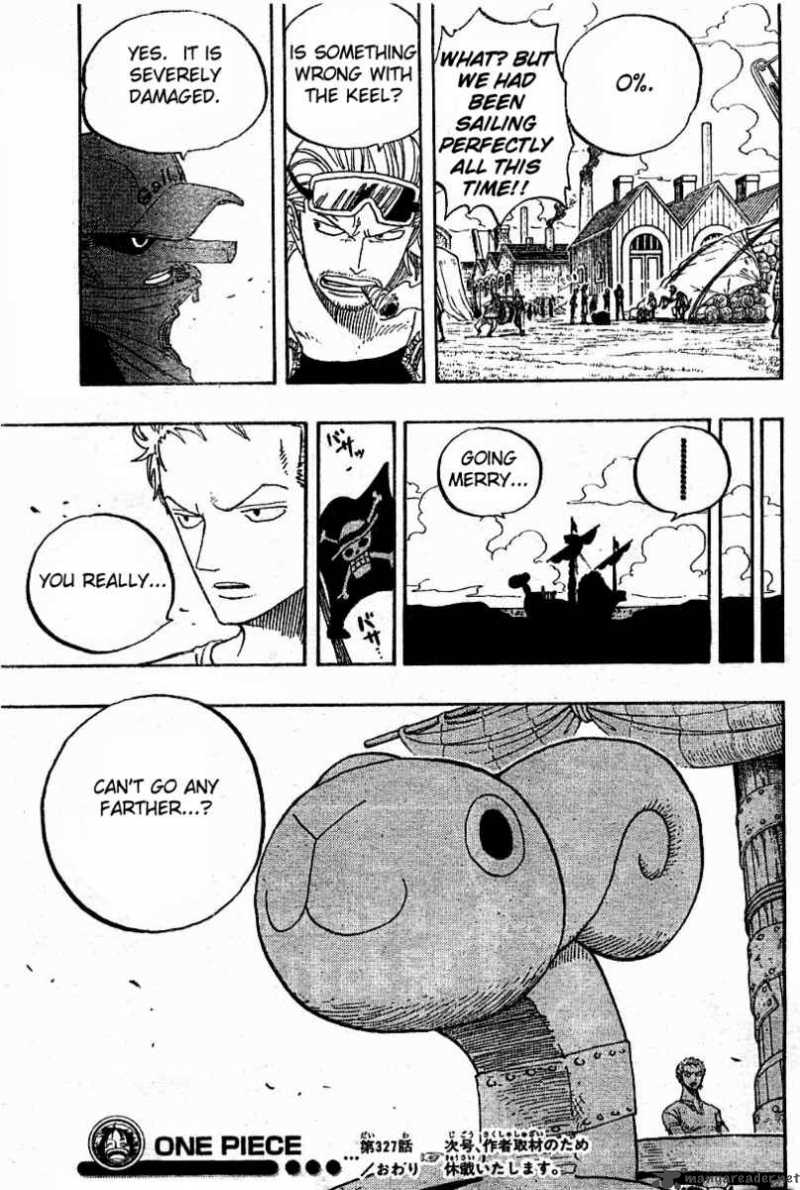One Piece manga, chapter 327, page 20 of 23