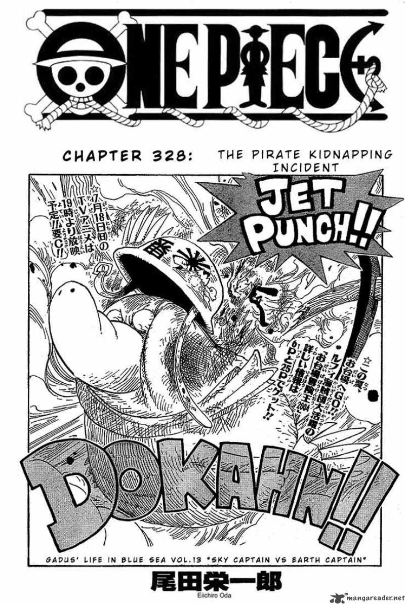 One Piece Chapter 328 page 1 - Chapter 328: The Pirate Abduction Incident