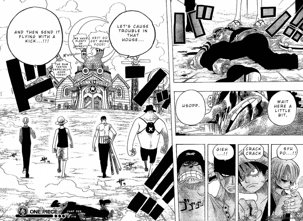 One Piece Chapter 329 page 18 - Chapter 329: My Name Is "Franky"