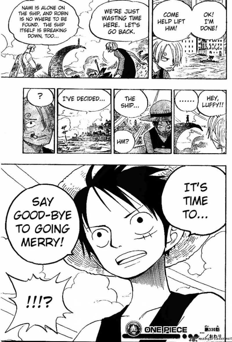 One Piece Chapter 330 page 17 - Chapter 330: It's Decided