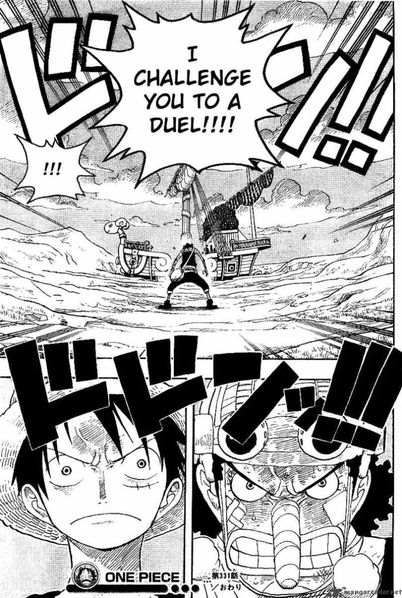 One Piece manga, chapter 331, page 20 of 23