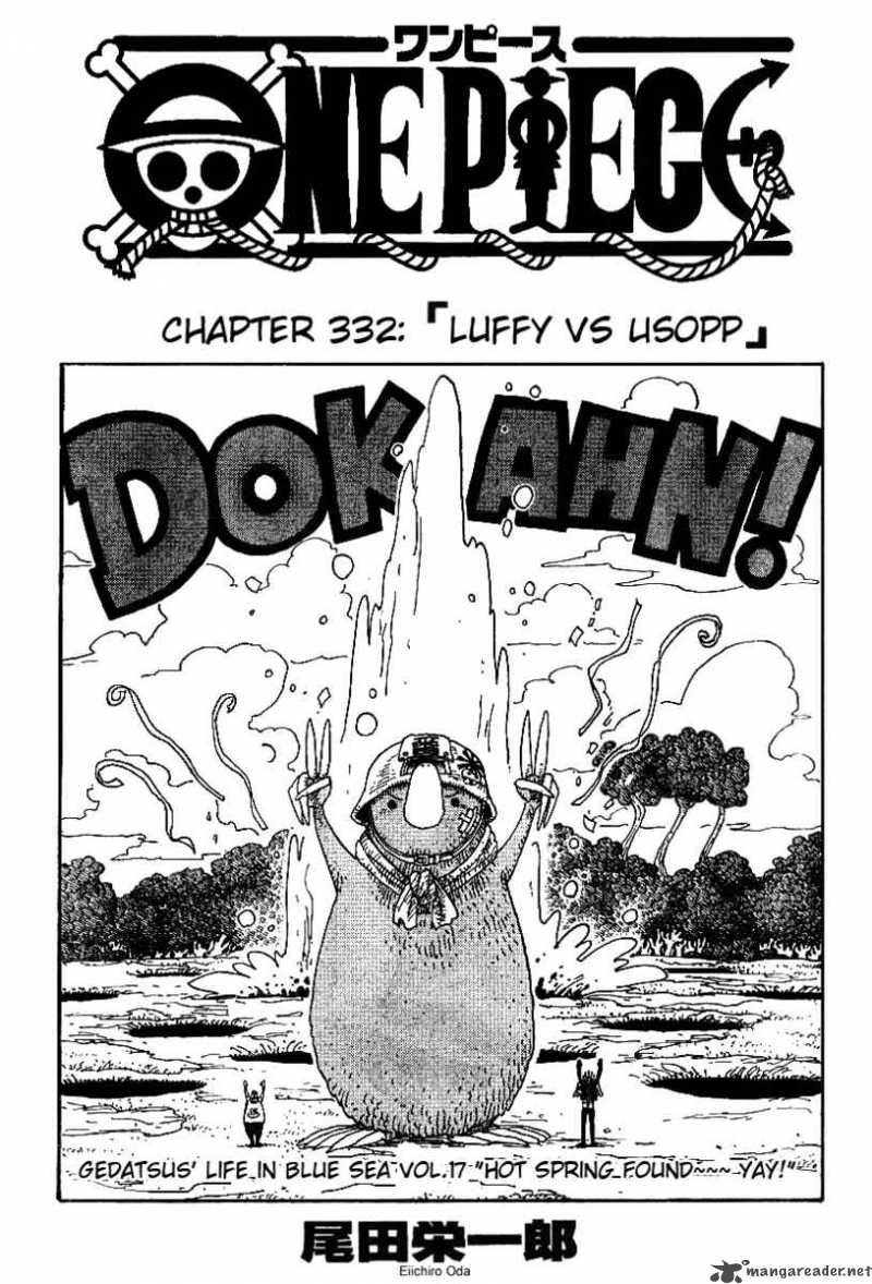 One Piece Chapter 332 page 1 - Chapter 332: Luffy vs. Usopp